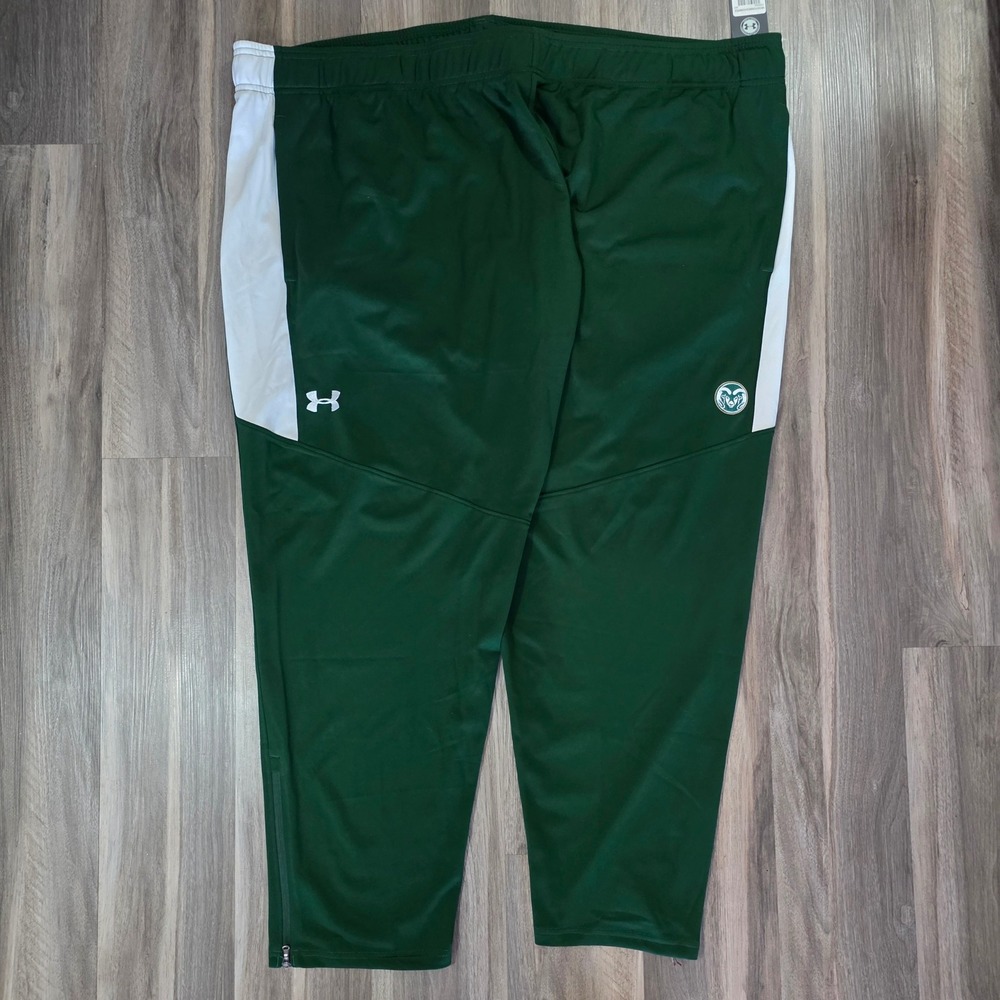 Under Armour Colorado State Rams Green White Track Pants 5XL 1326762